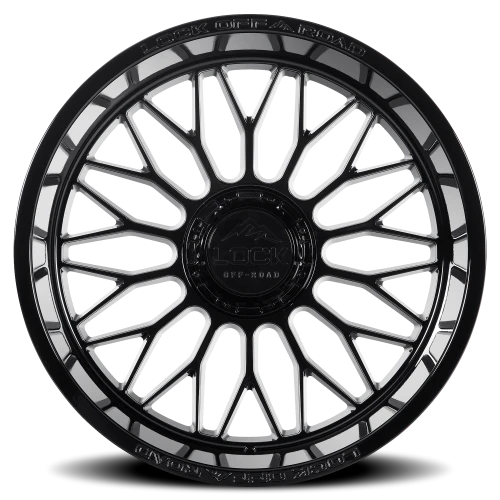Lock Offroad Rampage Gloss Black 22x10 -18 8x180mm 124.3mm