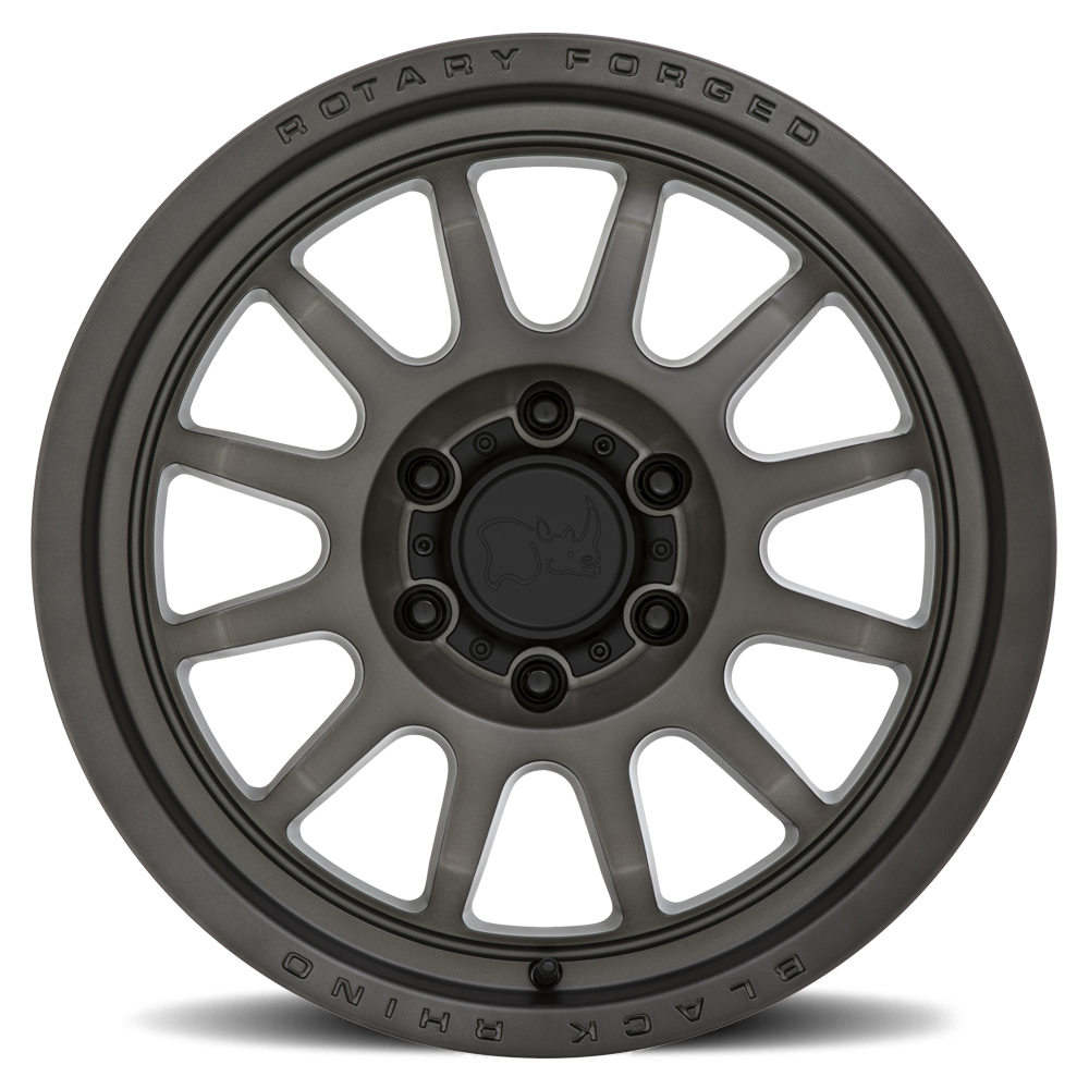 Black Rhino RAPID Matte Brushed Gunmetal 17x9.5 -18 6x139.7mm 112.1mm - Wheelwiz