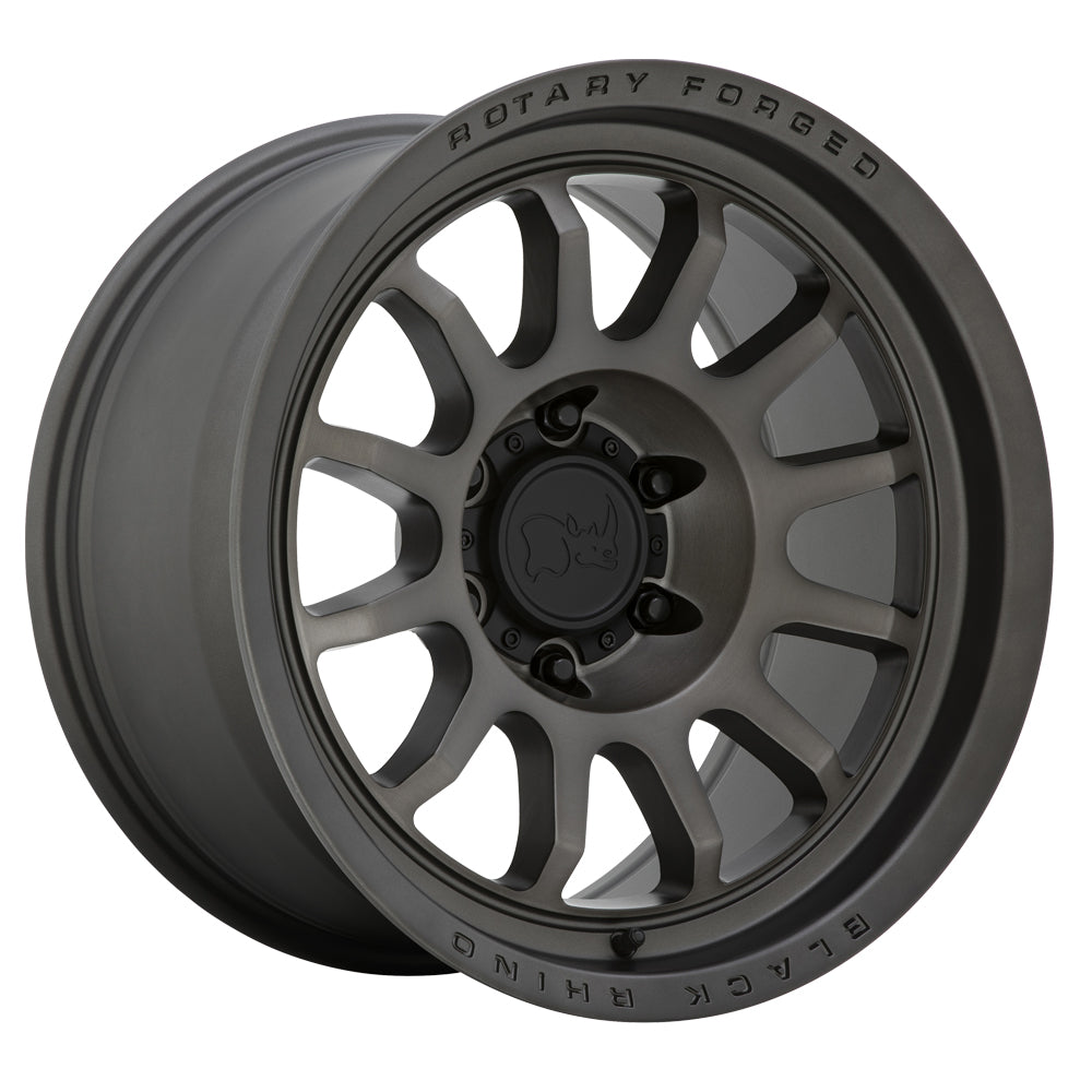 Black Rhino RAPID Matte Brushed Gunmetal 17x9.5 -18 6x139.7mm 112.1mm - Wheelwiz