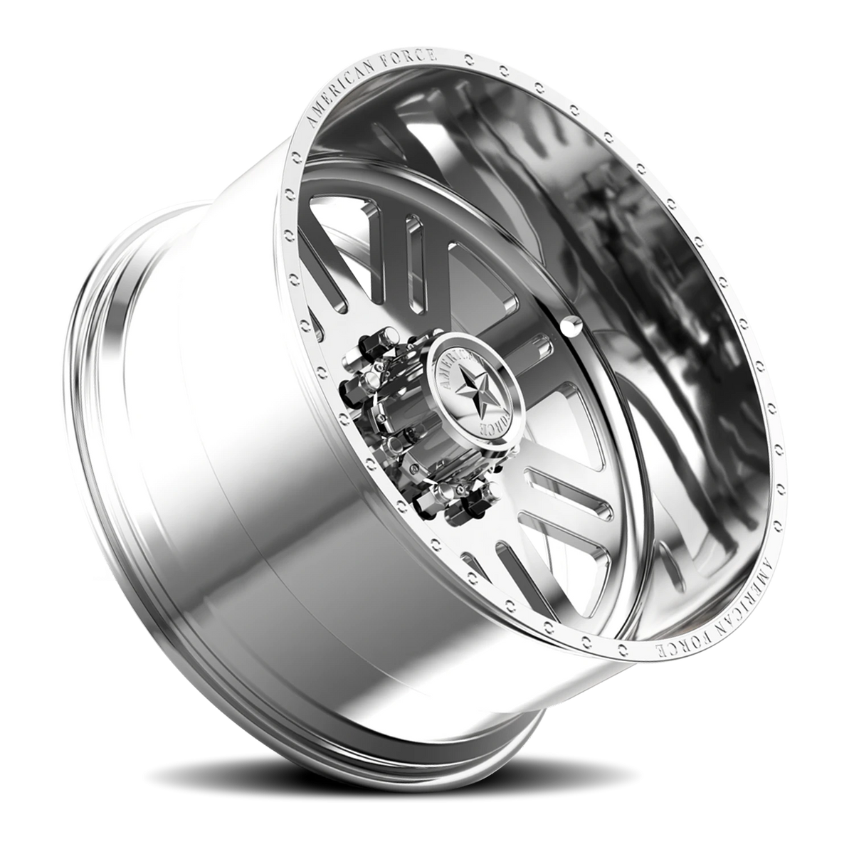 American Force 61 Rebel SS Polished 22x16 -101 8x180mm 124mm - Wheelwiz