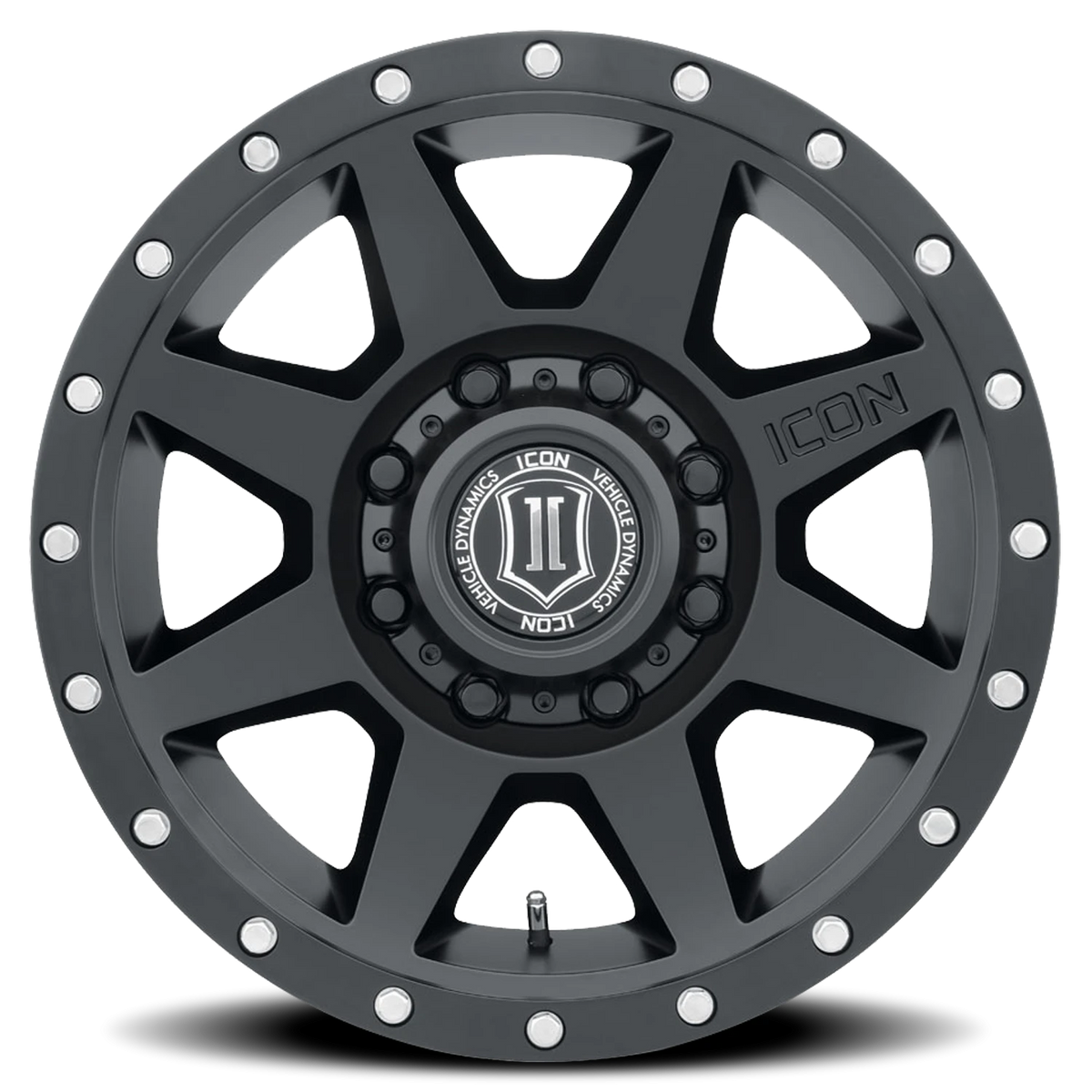 Icon Alloys Rebound HD Satin Black 17x8.5 +13 8x165.1mm 121mm