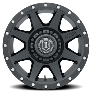 Icon Alloys Rebound HD Satin Black 17x8.5 +13 8x165.1mm 121mm