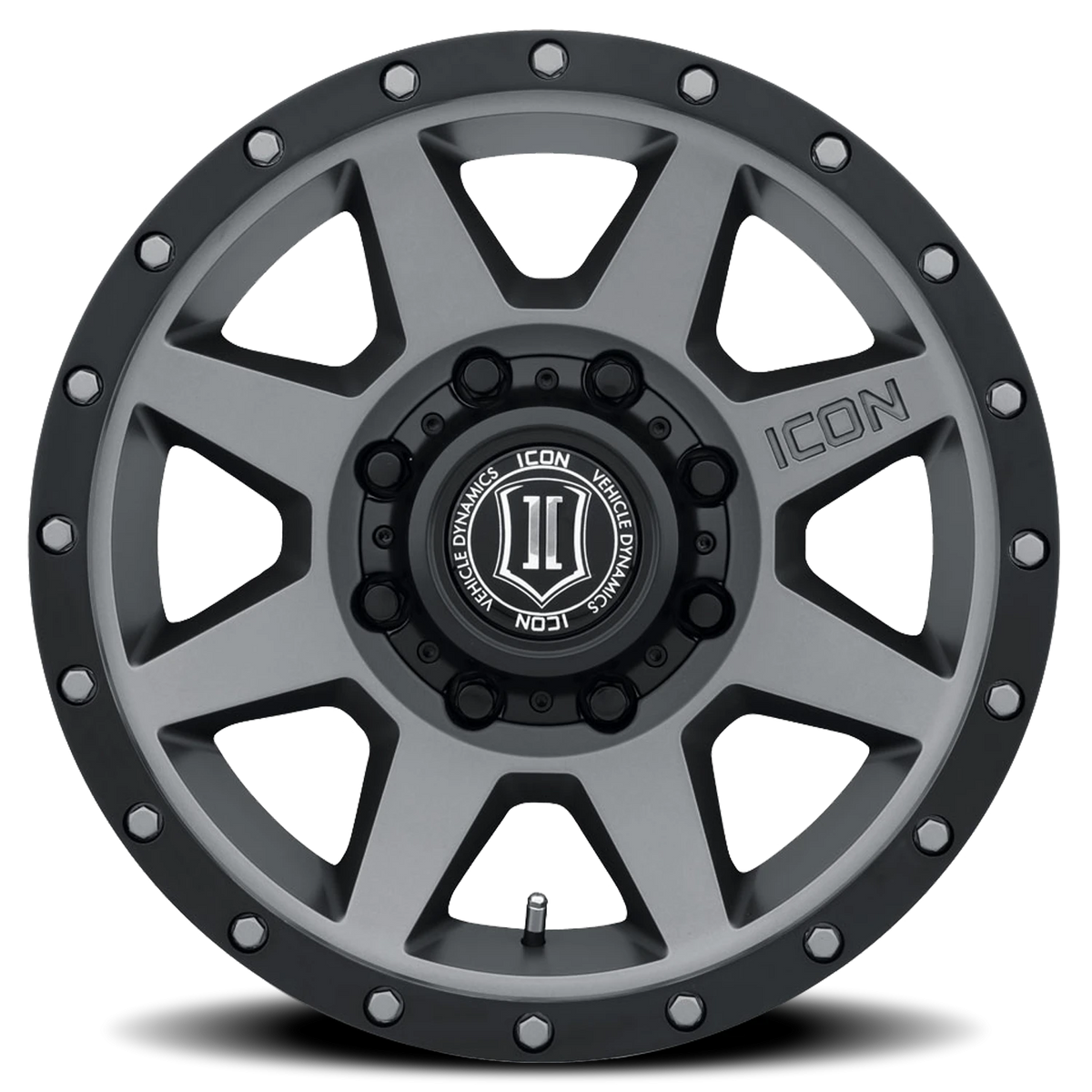 Icon Alloys Rebound HD Titanium 17x8.5 +6 8x170mm 125mm