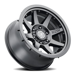 Icon Alloys Rebound Pro Satin Black 17x8.5 0 6x139.7mm 106.1mm