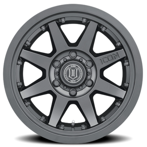 Icon Alloys Rebound Pro Satin Black 17x8.5 0 6x120mm 0mm