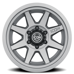 Icon Alloys Rebound SLX Charcoal 17x8.5 -6 5x127mm 71.5mm