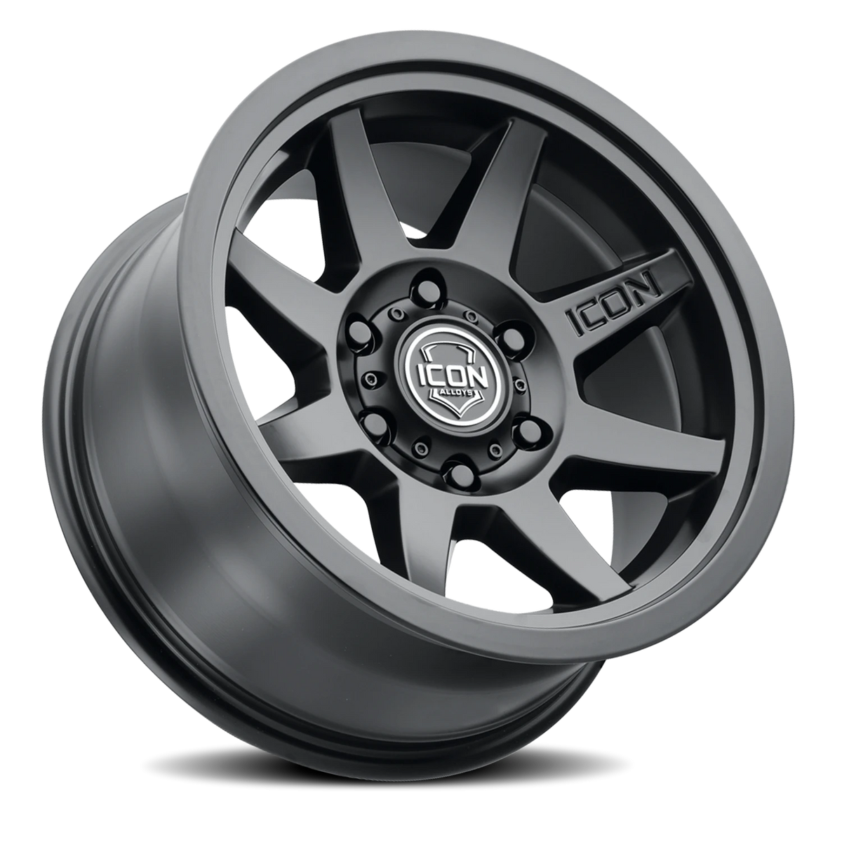 Icon Alloys Rebound SLX Satin Black 17x8.5 -6 5x127mm 71.5mm