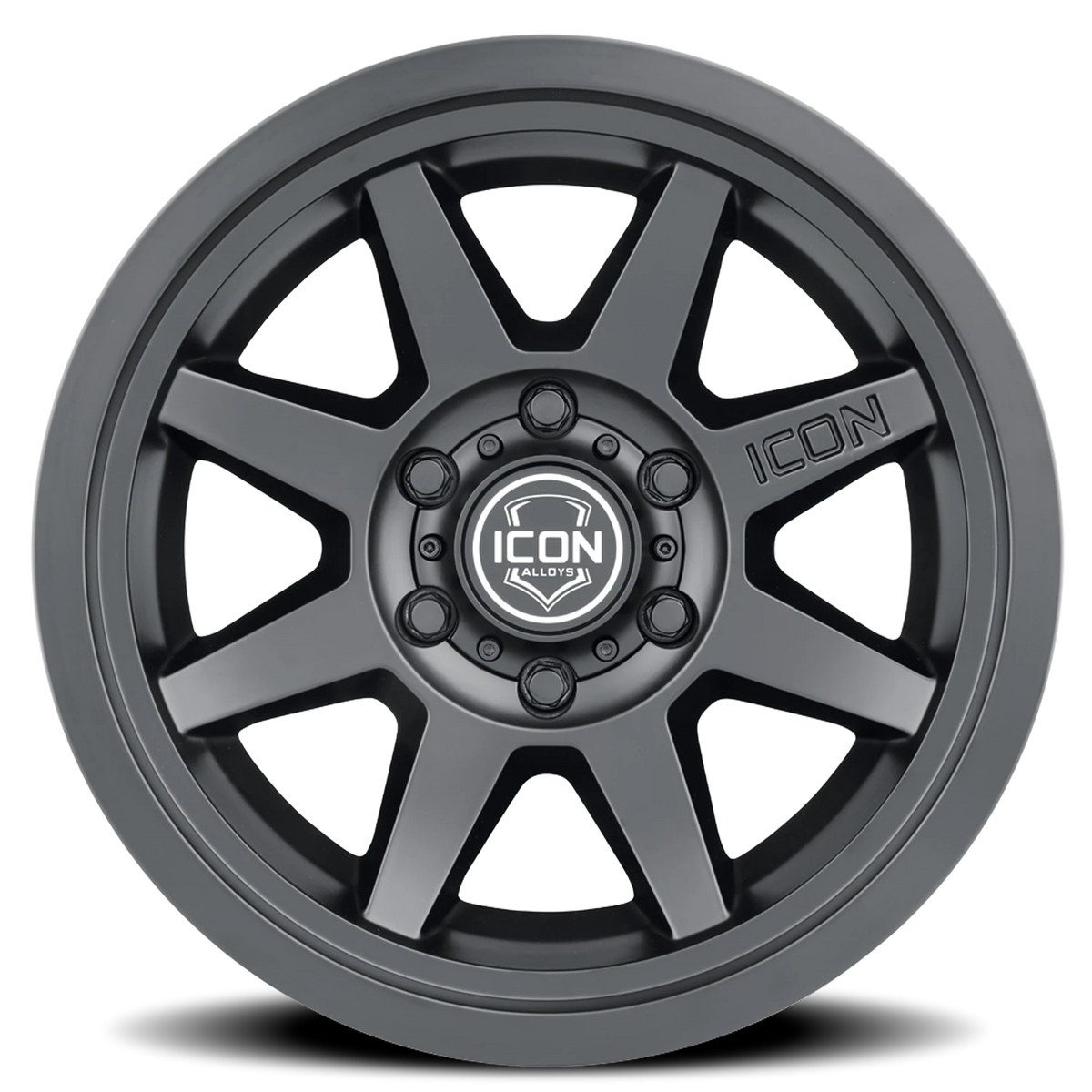 Icon Alloys Rebound SLX Satin Black 17x8.5 -6 5x127mm 71.5mm