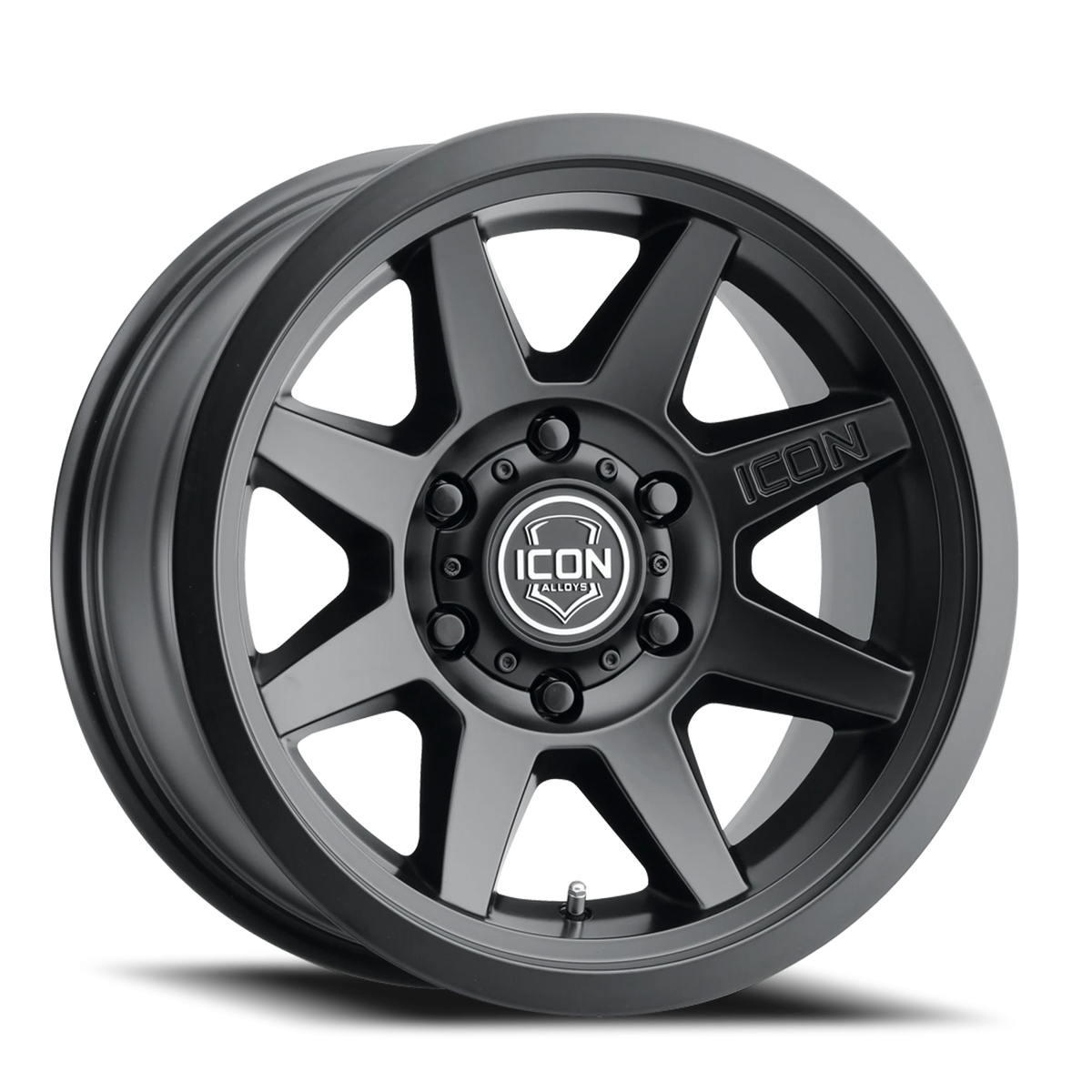 Icon Alloys Rebound SLX Satin Black 17x8.5 +6 6x135mm 87.1mm