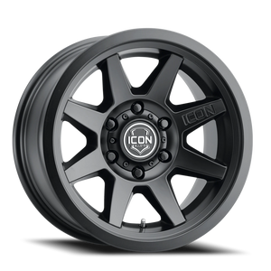 Icon Alloys Rebound SLX Satin Black 17x8.5 +25 6x139.7mm 95.1mm