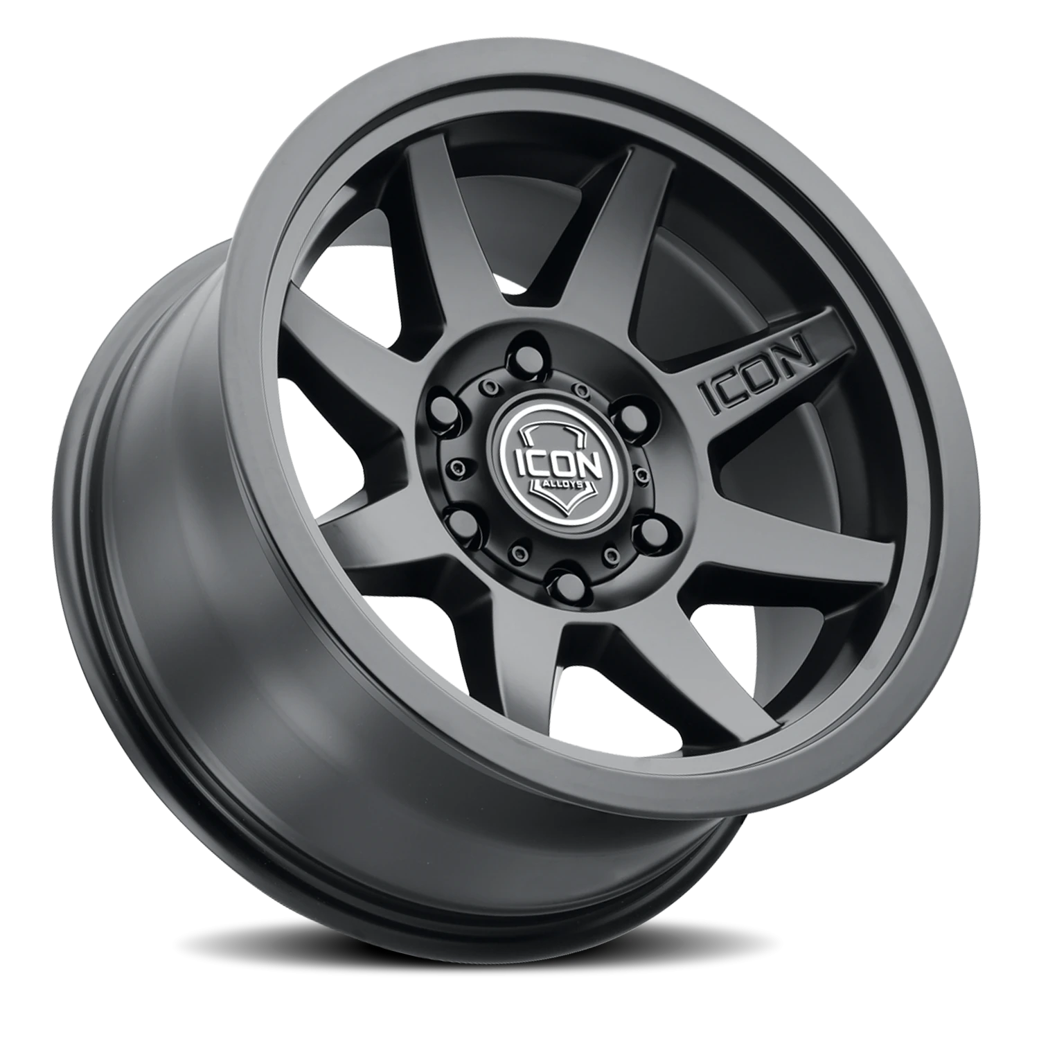 Icon Alloys Rebound SLX Satin Black 17x8.5 +25 6x139.7mm 95.1mm
