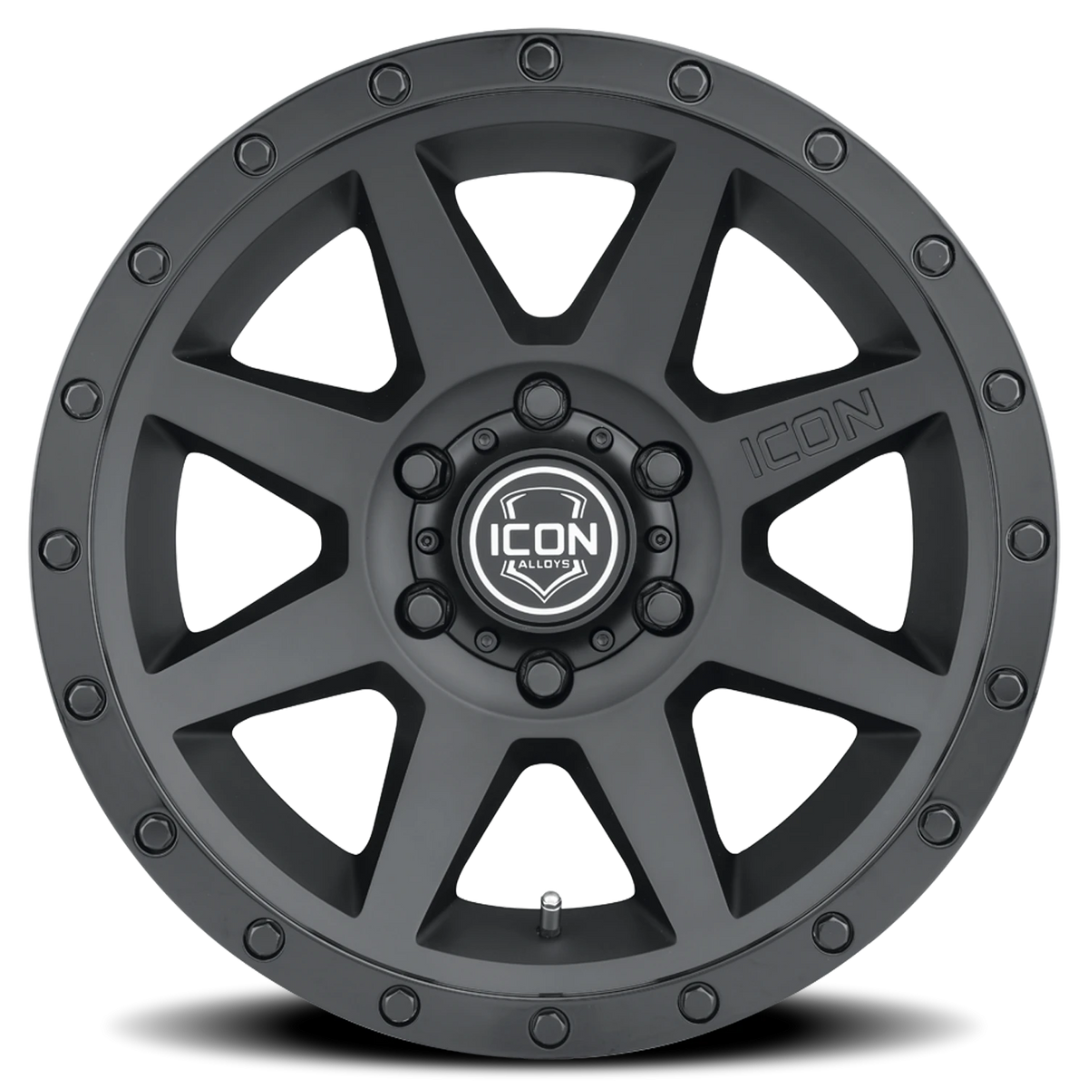 Icon Alloys Rebound Double Black 17x8.5 0 6x139.7mm 106.1mm