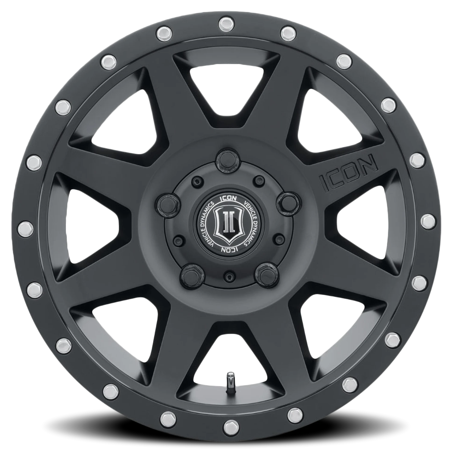 Icon Alloys Rebound Satin Black 17x8.5 0 5x114.3mm 71.5mm
