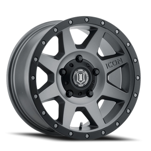 Icon Alloys Rebound Titanium 17x8.5 0 5x114.3mm 71.5mm