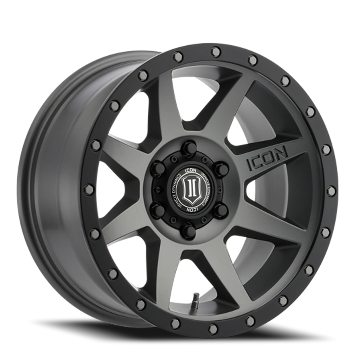 Icon Alloys Rebound Titanium 17x8.5 +25 6x139.7mm 93mm