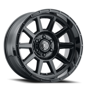 Icon Alloys Recoil Gloss Black 20x10 -24 5x150mm 110.1mm