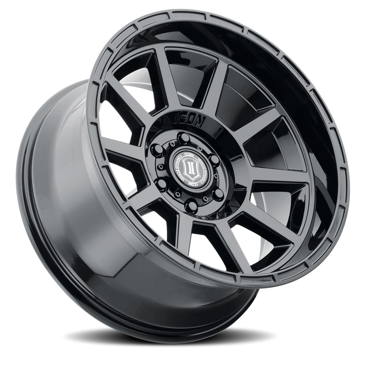 Icon Alloys Recoil Gloss Black 20x10 -24 5x127mm 71.5mm