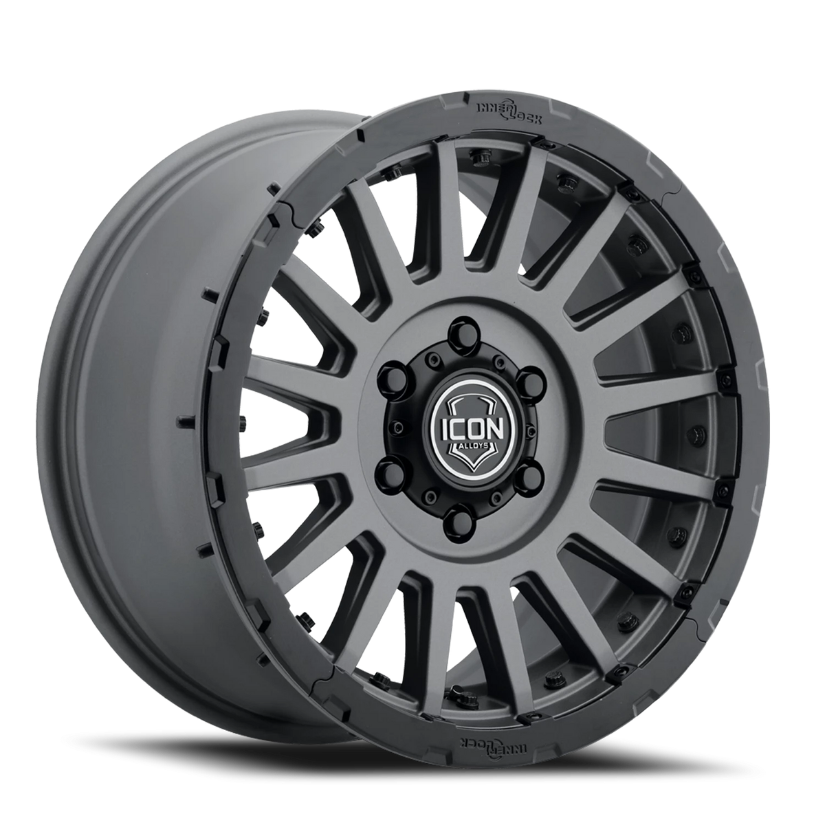Icon Alloys Recon Pro Charcoal 17x8.5 0 5x114.3mm 71.5mm