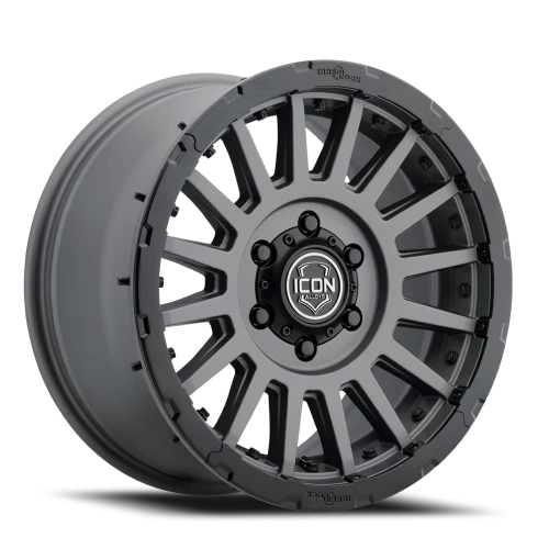 Icon Alloys Recon Pro Charcoal 17x8.5 +6 8x170mm 125mm