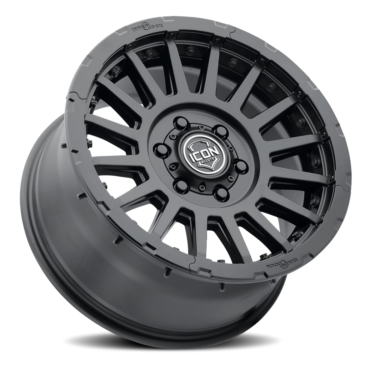Icon Alloys Recon Pro Satin Black 17x8.5 0 5x114.3mm 71.5mm