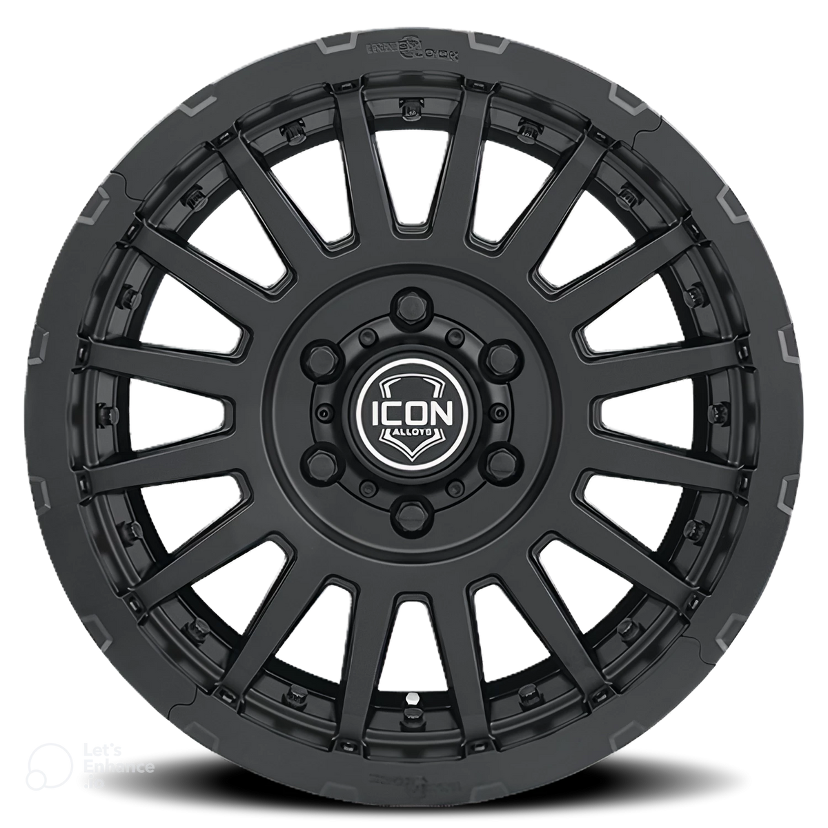 Icon Alloys Recon Pro Satin Black 17x8.5 -6 5x127mm 71.5mm