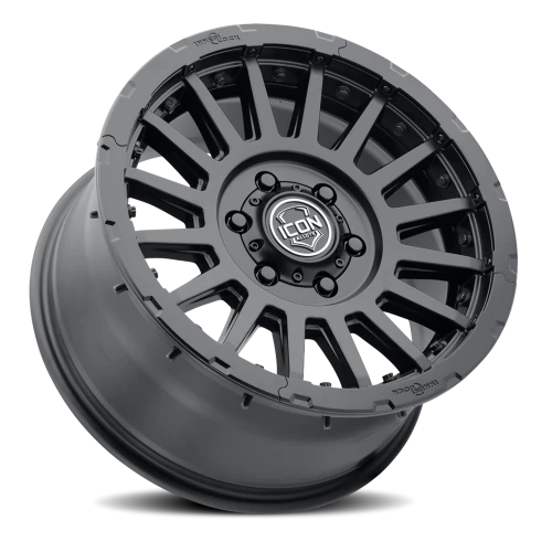 Icon Alloys Recon Pro Satin Black 17x8.5 +25 6x139.7mm 95.1mm