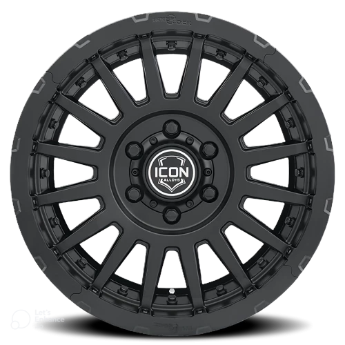 Icon Alloys Recon Pro Satin Black 18x9 +40 6x139.7mm 95.1mm