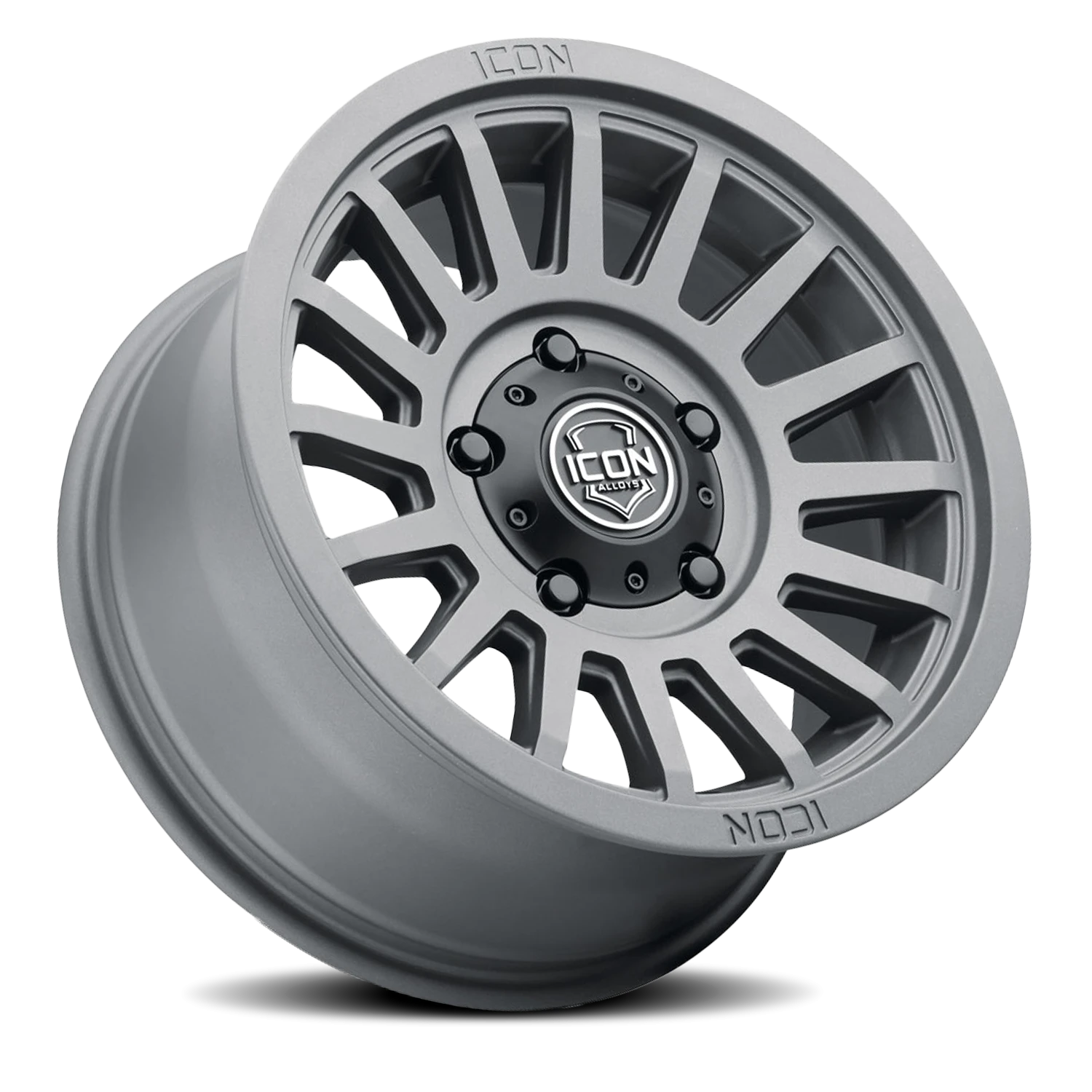 Icon Alloys Recon SLX Charcoal 17x8.5 +6 6x135mm 87.1mm