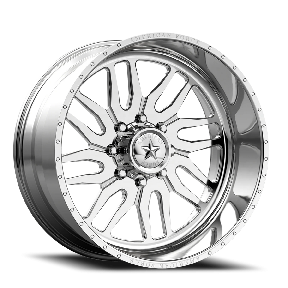 American Force H35 Redd SS Polished 22x12 -40 5x127mm 78.1mm - Wheelwiz
