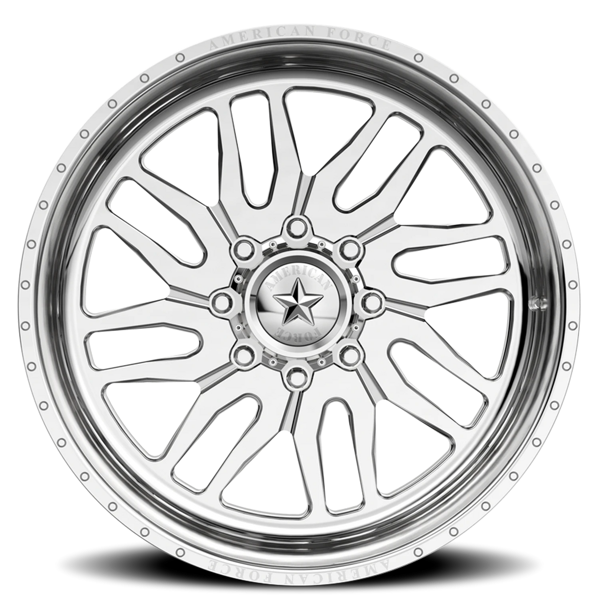 American Force H35 Redd SS Polished 22x12 -40 5x127mm 78.1mm - Wheelwiz