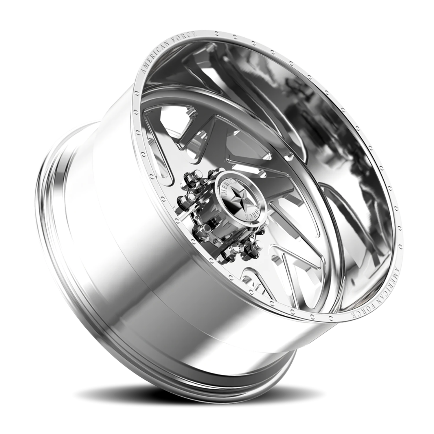 American Force N04 Revolt SS Polished 24x12 -40 8x180mm 124mm - Wheelwiz