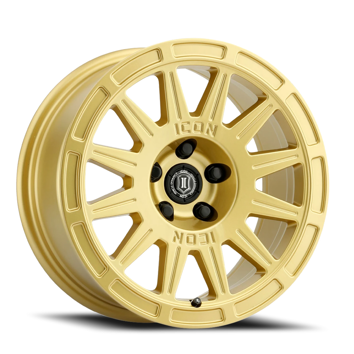 Icon Alloys Richochet Gloss Gold 15x7 +15 5x100mm 56.1mm