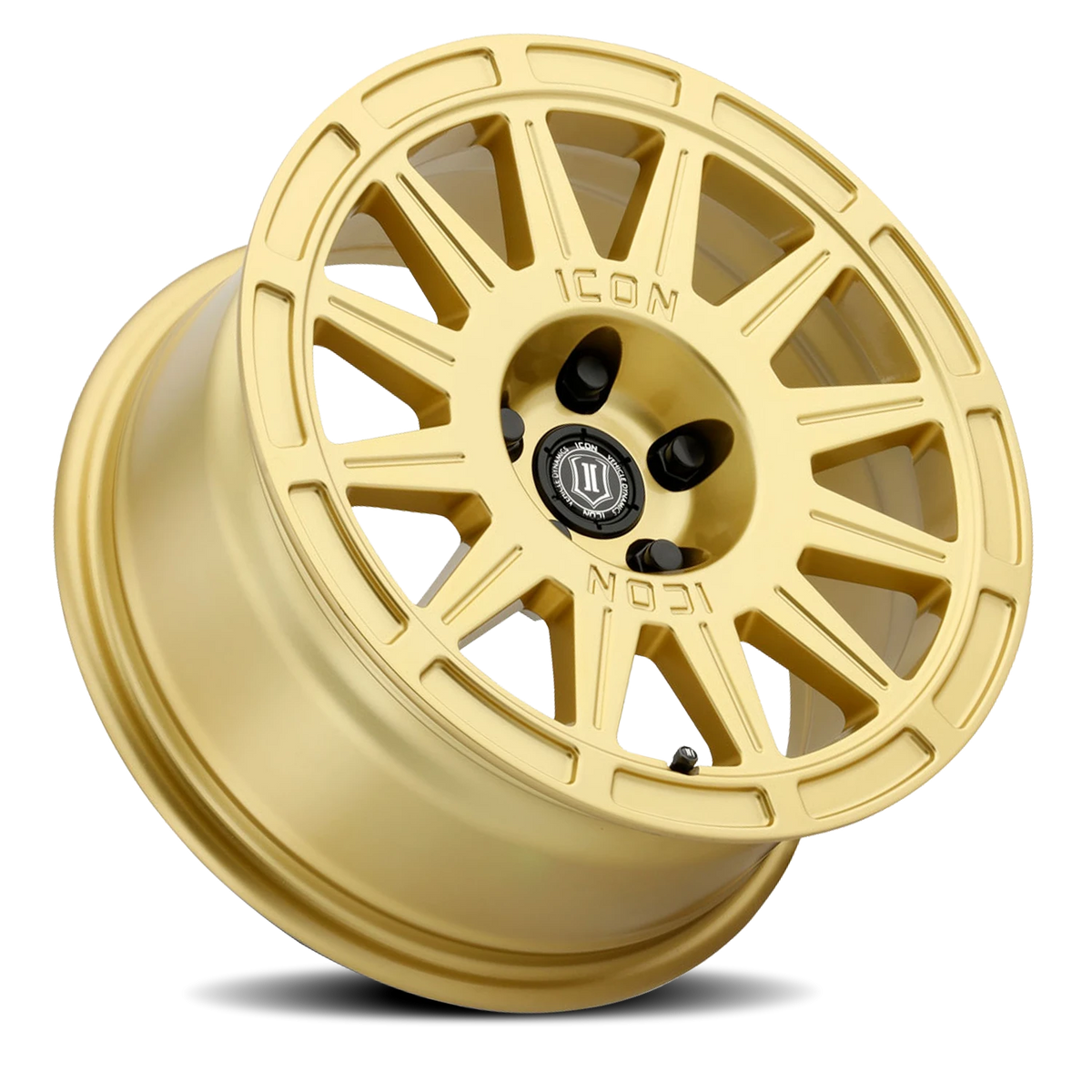Icon Alloys Ricochet Gloss Gold 17x8 +38 5x100mm 56.1mm