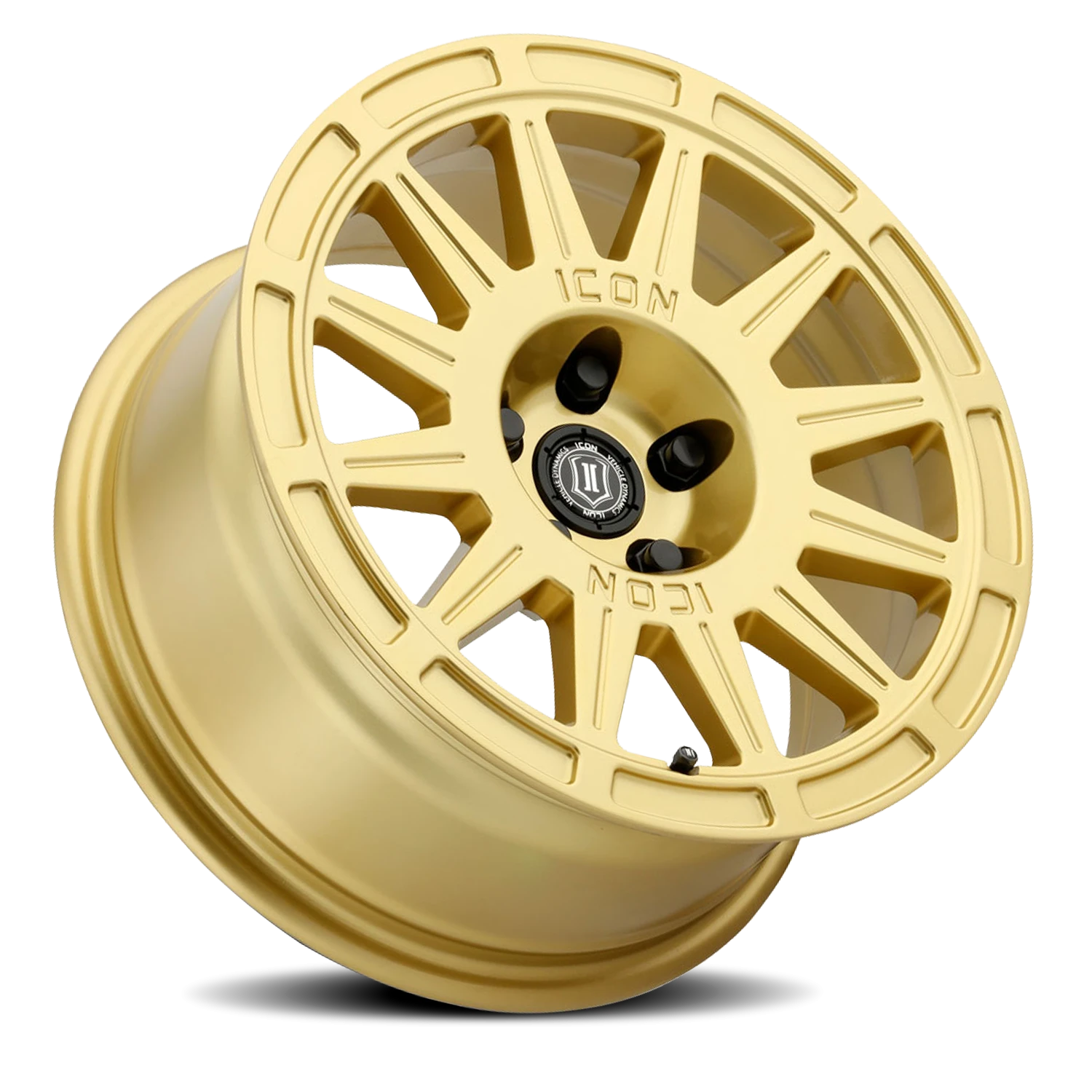 Icon Alloys Ricochet Gloss Gold 17x8 +38 5x100mm 56.1mm