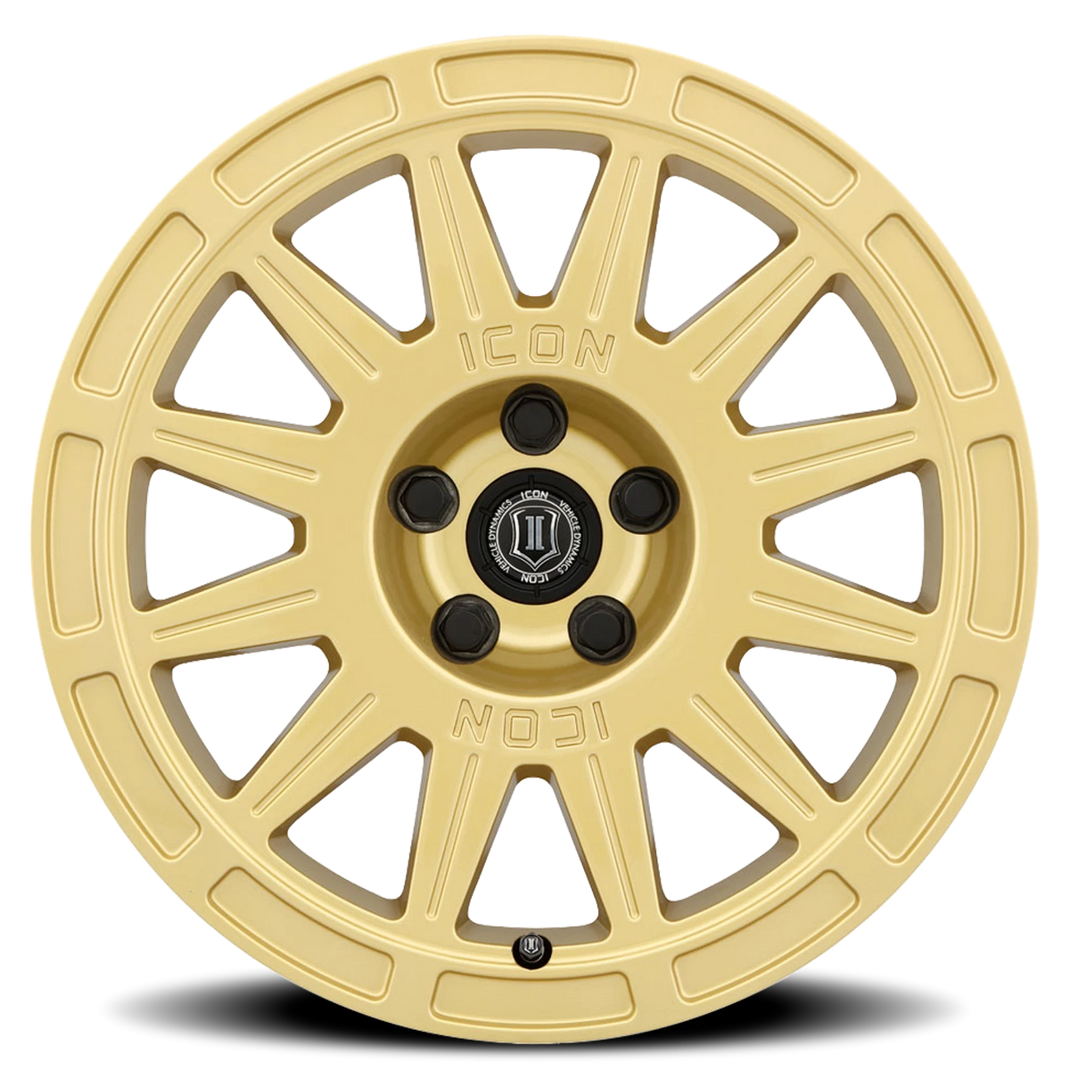 Icon Alloys Ricochet Gloss Gold 17x8 +38 5x100mm 56.1mm