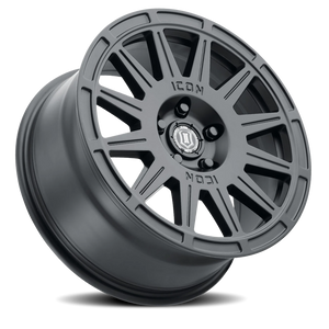 Icon Alloys Ricochet Satin Black 17x8 +38 5x114.3mm 72.6mm