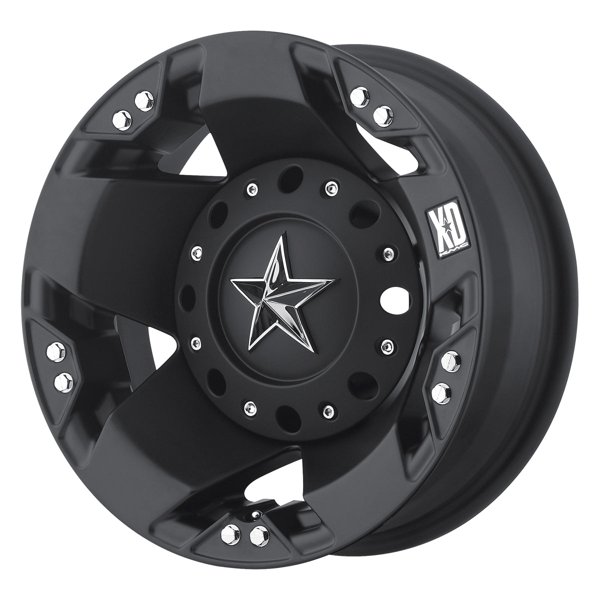 XD Series XD775 ROCKSTAR Matte Black - Rear 16x6 -134 8x170mm 125.1mm - Wheelwiz
