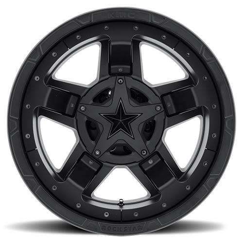 XD Series XD827 ROCKSTAR III Matte Black 20x9 +18 8x180mm 124.2mm - Wheelwiz