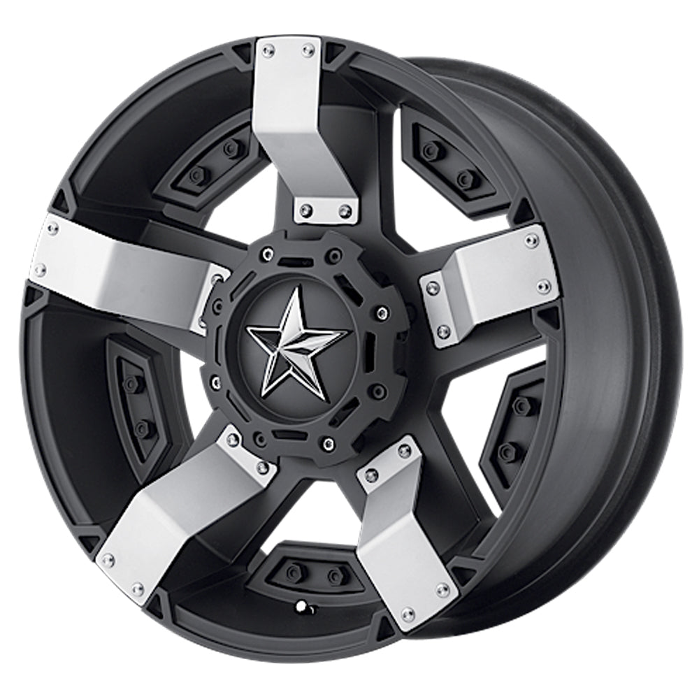 XD Series XD811 ROCKSTAR II Matte Black Machined 17x8 +10 8x165.1mm 130.8mm - Wheelwiz