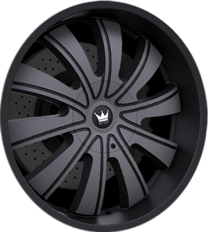 Mazzi ROLLA Matte black machined with dark 22x9.5 +18 5x115|5x139.7mm 87mm
