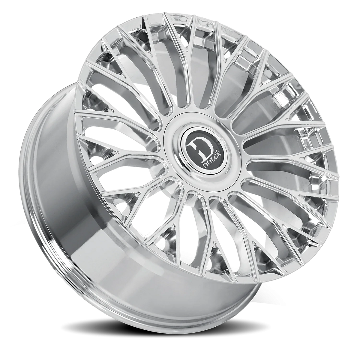 Dolce Luxury Roma Chrome 24x10 +25 6x139.7mm 73.1mm