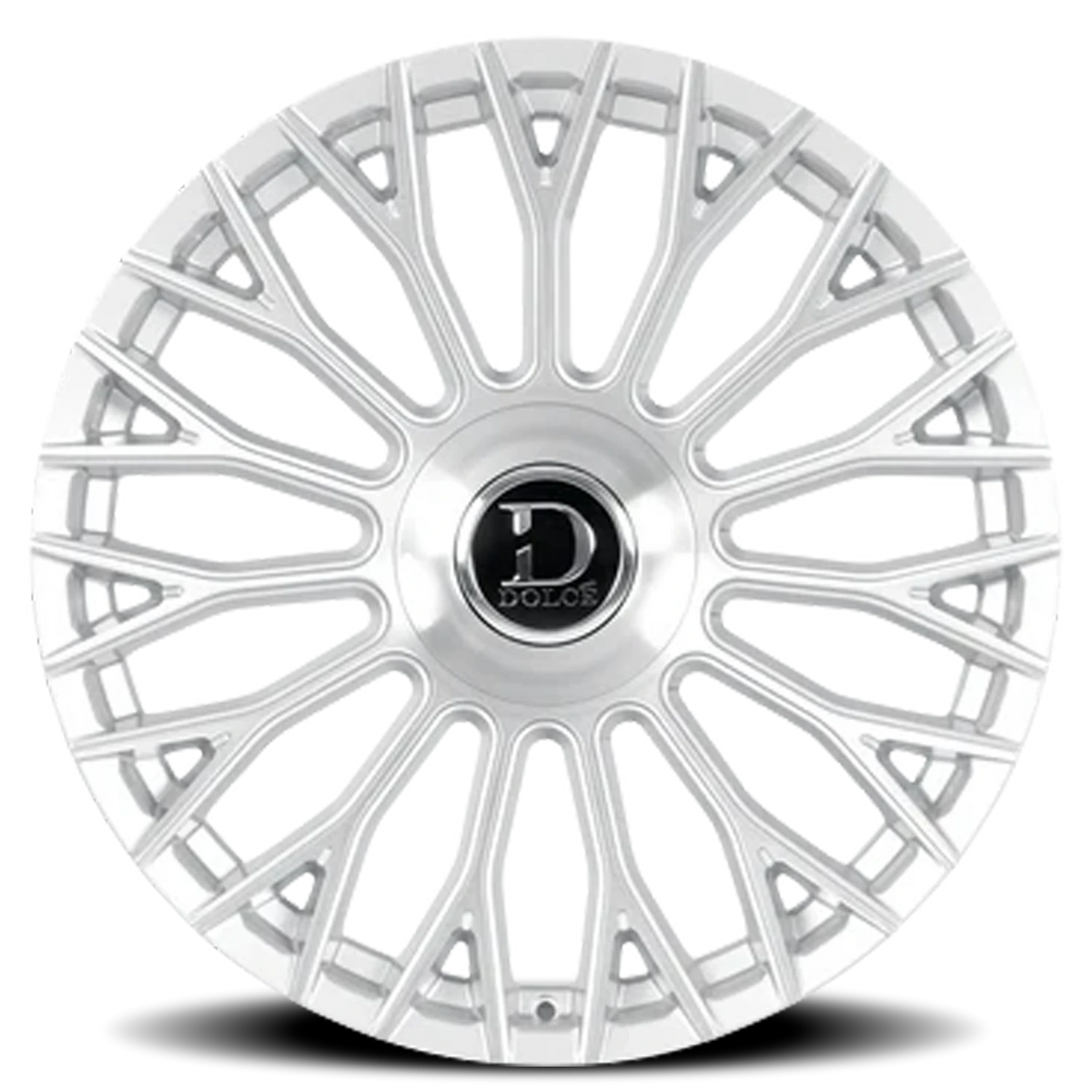 Dolce Luxury Roma Gloss Silver W/ Brushed Face 22x9.5 +35 6x135|6x139.7mm 106.2mm