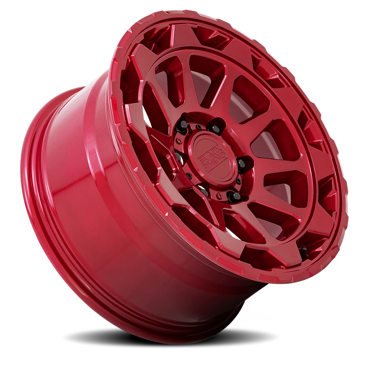 Black Rhino ROTOR Candy Red 20x9 +2 5x127mm 71.5mm - Wheelwiz