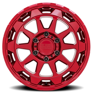 Black Rhino ROTOR Candy Red 20x9 +2 5x127mm 71.5mm - Wheelwiz
