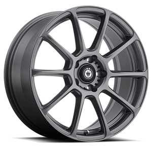 Konig Runlite Matte Grey 18x8 +35 5x114.3mm 73.1mm - Wheelwiz