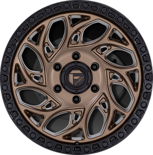 Fuel Offroad D841 RUNNER OR Bronze With Black Ring 17x9 -12 5x127mm 71.5mm