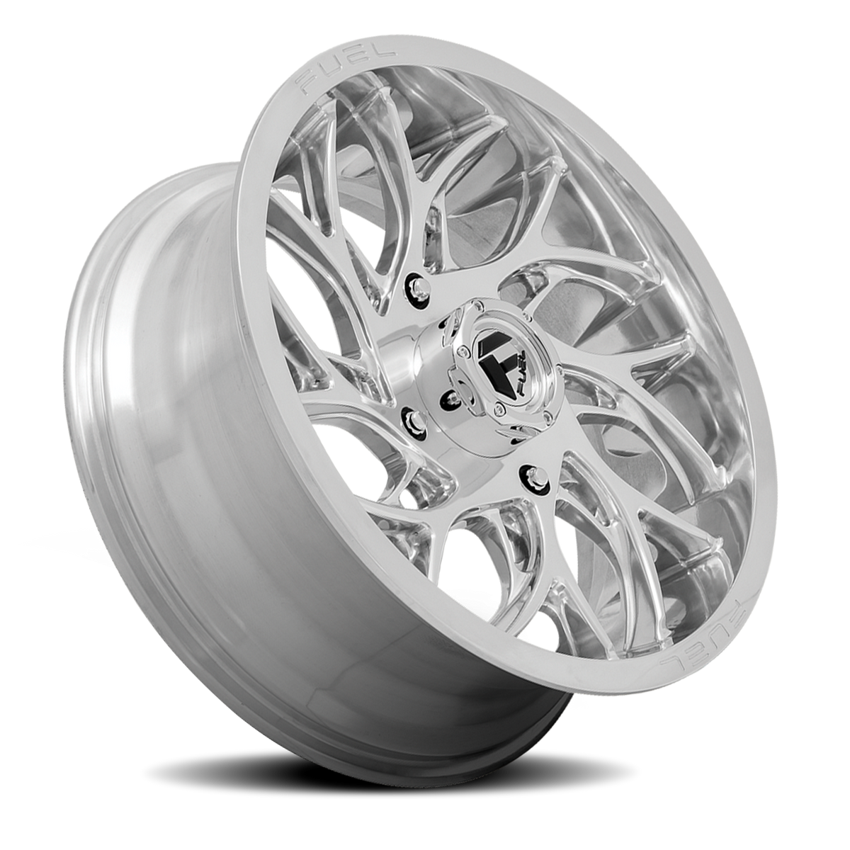 Fuel Offroad D204 RUNNER Polished 24x7 +13 4x156mm 132mm - Wheelwiz