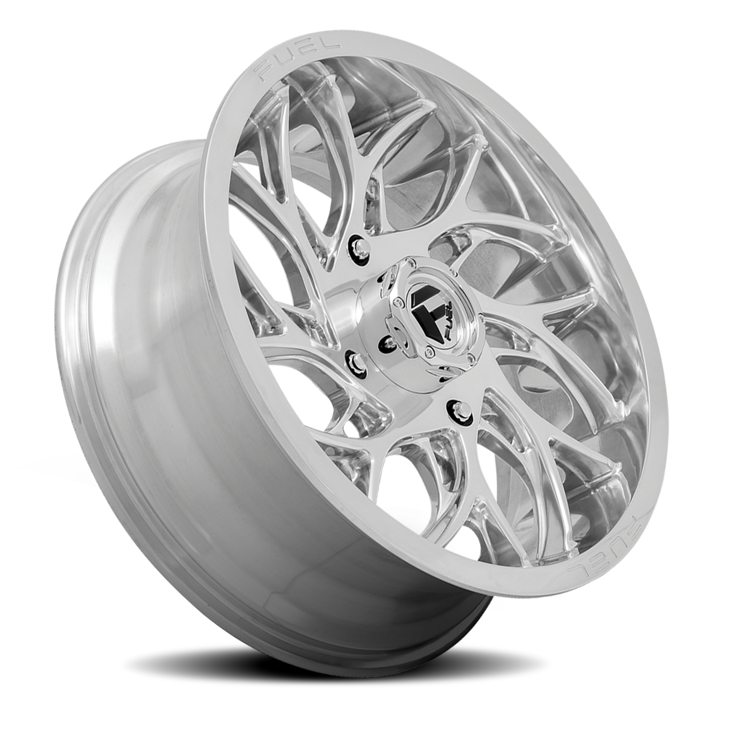 Fuel Offroad D204 RUNNER Polished 24x7 +13 4x156mm 132mm - Wheelwiz