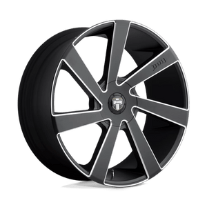 DUB S133 DIRECTA Matte Black Milled 24x10 +30 6x135|6x139.7mm 87.1mm - WheelWiz