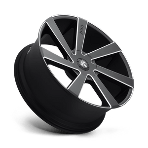 DUB S133 DIRECTA Matte Black Milled 22x9.5 +32 Custom 78.1mm - Wheelwiz
